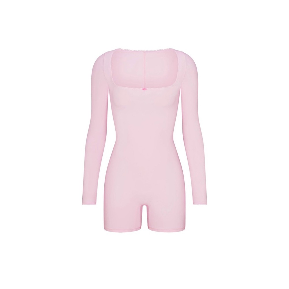 ˚.🎀༘⋆ SKIMS Fits Everybody Picot Long Sleeve Onesie | S | - Picture 6 of 9